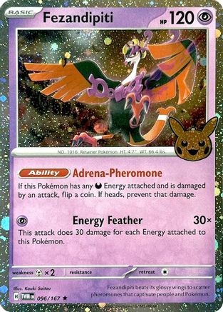 Fezandipiti (Cosmos Holo) (96) [Trick or Trade BOOster Bundle 2024] Holofoil
