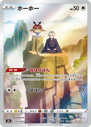 Hoothoot - 073/067 (073/067) [S9a: Battle Region] Holofoil