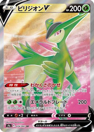 Virizion V - 074/067 (074/067) [S9a: Battle Region] Holofoil