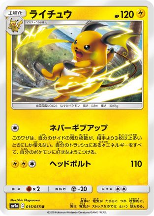 Raichu (015/055) [SM9a: Night Unison]