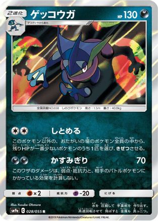 Greninja (028/055) [SM9a: Night Unison] Holofoil