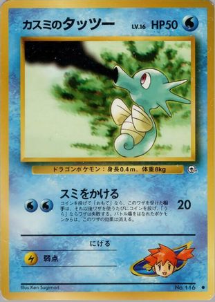Misty's Horsea (Lv.16) () [Leaders' Stadium]