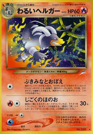 Dark Houndoom (229) [Darkness, and to Light...] Holofoil