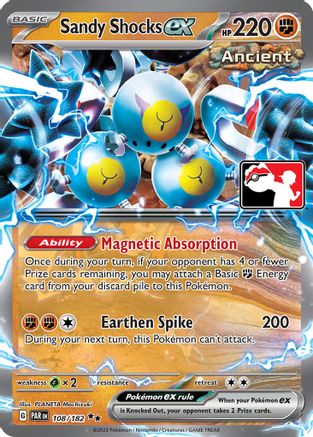 Sandy Shocks ex - 108/182 () [Prize Pack Series Cards] Holofoil