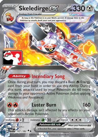 Skeledirge ex - 137 (137) [Prize Pack Series Cards] Holofoil