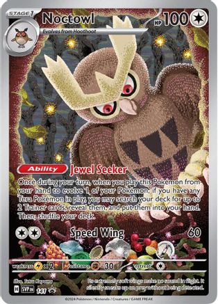 Noctowl - 141 (141) [SV: Scarlet & Violet Promo Cards] Holofoil