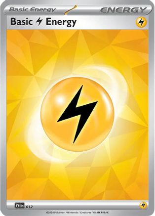 Basic Lightning Energy - 012 (12) [SVE: Scarlet & Violet Energies]