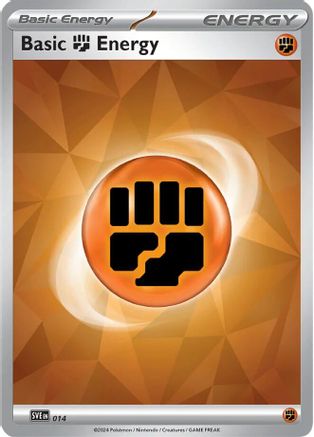 Basic Fighting Energy - 014 (14) [SVE: Scarlet & Violet Energies] Holofoil