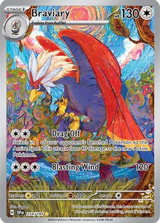 Braviary - 214/191 (214) [SV08: Surging Sparks] Holofoil
