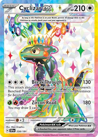 Cyclizar ex - 228/191 (228) [SV08: Surging Sparks] Holofoil