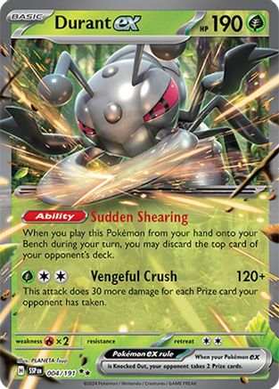 Durant ex - 004/191 (4) [SV08: Surging Sparks] Holofoil