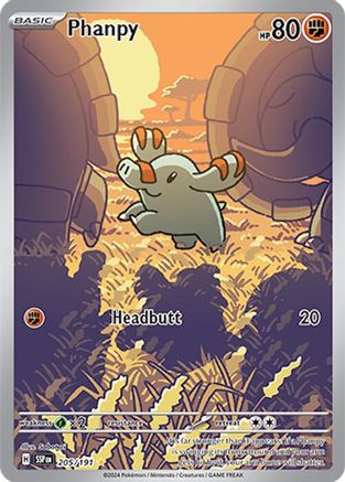 Phanpy - 205/191 (205) [SV08: Surging Sparks] Holofoil