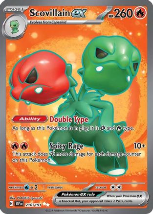 Scovillain ex - 216/191 (216) [SV08: Surging Sparks] Holofoil