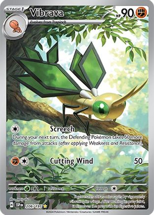Vibrava - 206/191 (206) [SV08: Surging Sparks] Holofoil