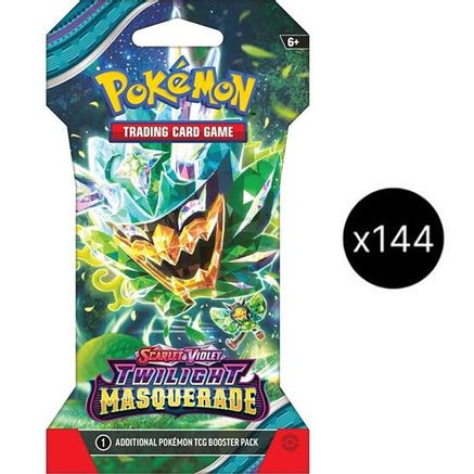 Pokemon Twilight Masquerade Sleeved Booster Pack Case