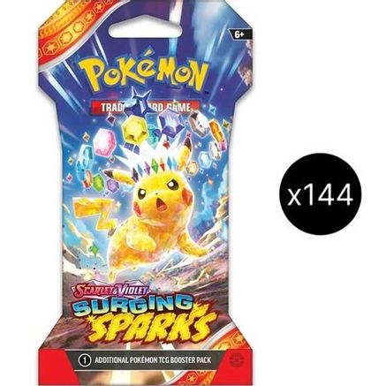 Pokemon Surging Sparks Sleeved Booster Pack Case