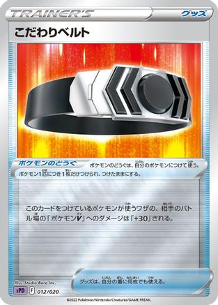 Choice Belt (012/020) [sPD: Deoxys VSTAR & VMAX High-Class Deck] Holofoil