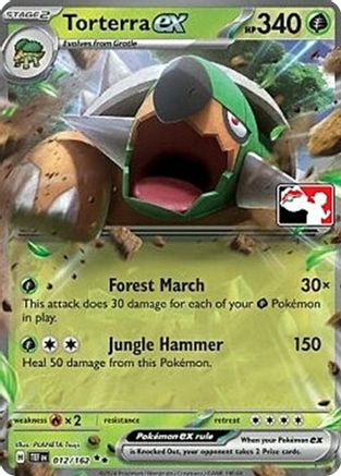 Torterra ex - 012/162 (12) [Prize Pack Series Cards] Holofoil