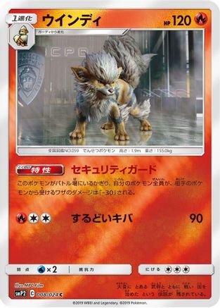 Arcanine (008/024) [smP2: Great Detective Pikachu] Holofoil