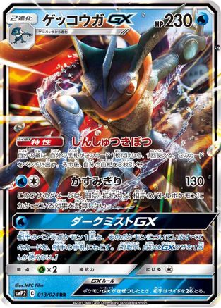 Greninja GX (013/024) [smP2: Great Detective Pikachu] Holofoil