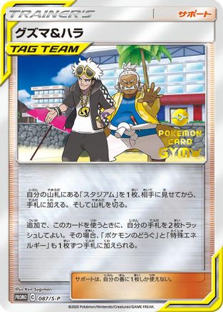 Guzma & Hala - 087/S-P (087/S-P) [S-P: Sword & Shield Promos] Holofoil