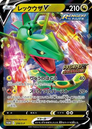 Rayquaza V - 210/S-P (210/S-P) [S-P: Sword & Shield Promos] Holofoil