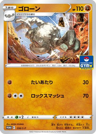 Graveler - 238/S-P (238/S-P) [S-P: Sword & Shield Promos]
