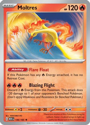 Moltres - 146/165 (146) [Deck Exclusives]