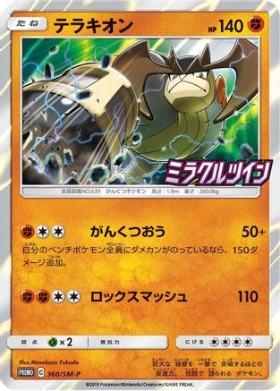 Terrakion - 360/SM-P (360/SM-P) [SM-P: Sun & Moon Promos] Holofoil