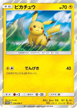 Pikachu - 376/SM-P (376/SM-P) [SM-P: Sun & Moon Promos] Holofoil