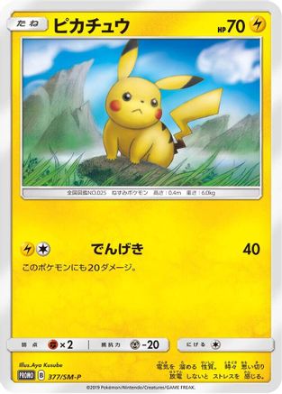 Pikachu - 377/SM-P (377/SM-P) [SM-P: Sun & Moon Promos] Holofoil