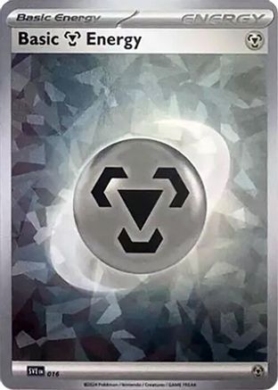 Basic Metal Energy (Cracked Ice Holo) (16) [SVE: Scarlet & Violet Energies] Holofoil