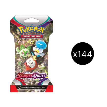 Pokemon Scarlet & Violet Sleeved Booster Case