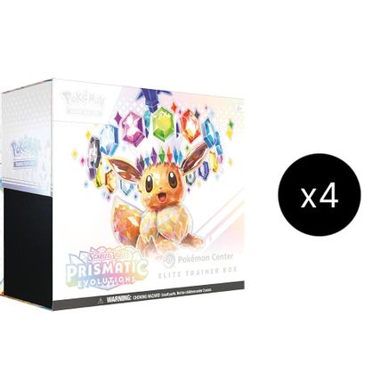 Pokemon Prismatic Evolutions Pokemon Center Elite Trainer Box (Exclusive) Case