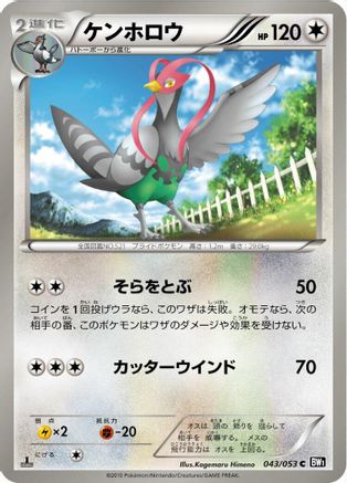 Unfezant (043/053) [BW1: Black Collection] 1st Edition