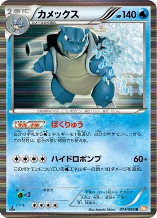 Blastoise (014/059) [BW6: Cold Flare] Unlimited Holofoil