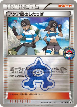 Team Aqua Grunt - 119/XY-P (119/XY-P) [XY-P: XY Promos] Holofoil