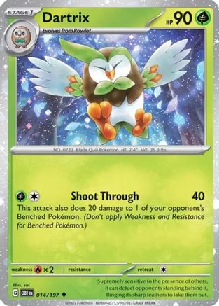 Dartrix - 014/197 (Cosmos Holo) (14) [Miscellaneous Cards & Products] Holofoil