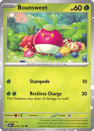 Bounsweet - 016/197 (Cosmos Holo) (16) [Miscellaneous Cards & Products] Holofoil
