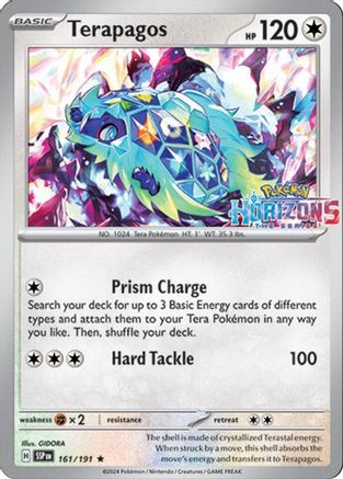 Terapagos - 161/191 (161) [Miscellaneous Cards & Products] Reverse Holofoil