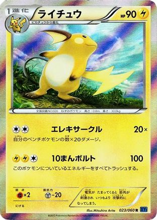 Raichu (023/060) [XY-Bx: Collection X] 1st Edition Holofoil
