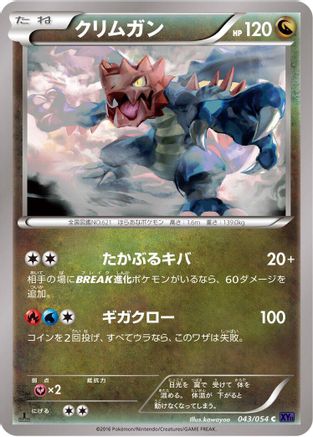 Druddigon (043/054) [XY11-Bb: Fever-Burst Fighter] Unlimited