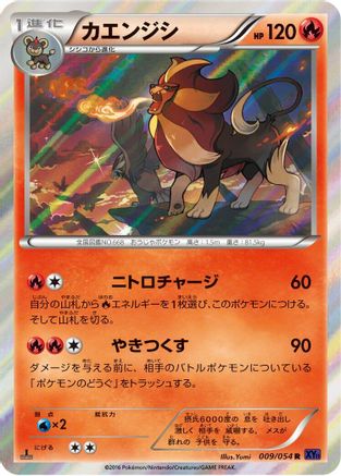 Pyroar (009/054) [XY11-Bb: Fever-Burst Fighter] 1st Edition Holofoil