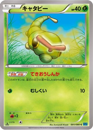 Caterpie (001/080) [XY2: Wild Blaze] 1st Edition
