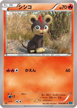 Litleo (014/080) [XY2: Wild Blaze] 1st Edition