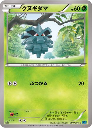 Pineco (004/080) [XY2: Wild Blaze] 1st Edition