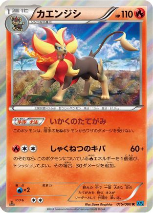 Pyroar (015/080) [XY2: Wild Blaze] Unlimited Holofoil
