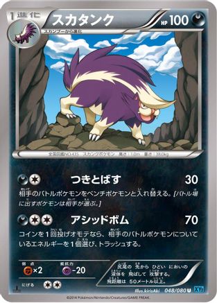 Skuntank (048/080) [XY2: Wild Blaze] 1st Edition