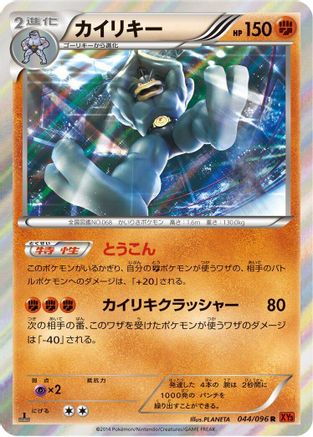 Machamp (044/096) [XY3: Rising Fist] 1st Edition Holofoil