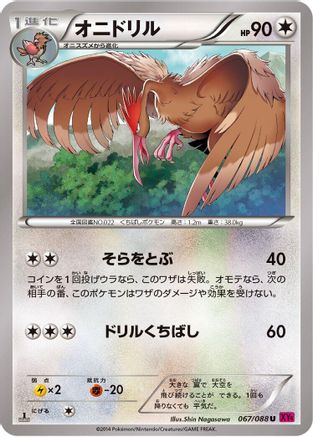 Fearow (067/088) [XY4: Phantom Gate] 1st Edition